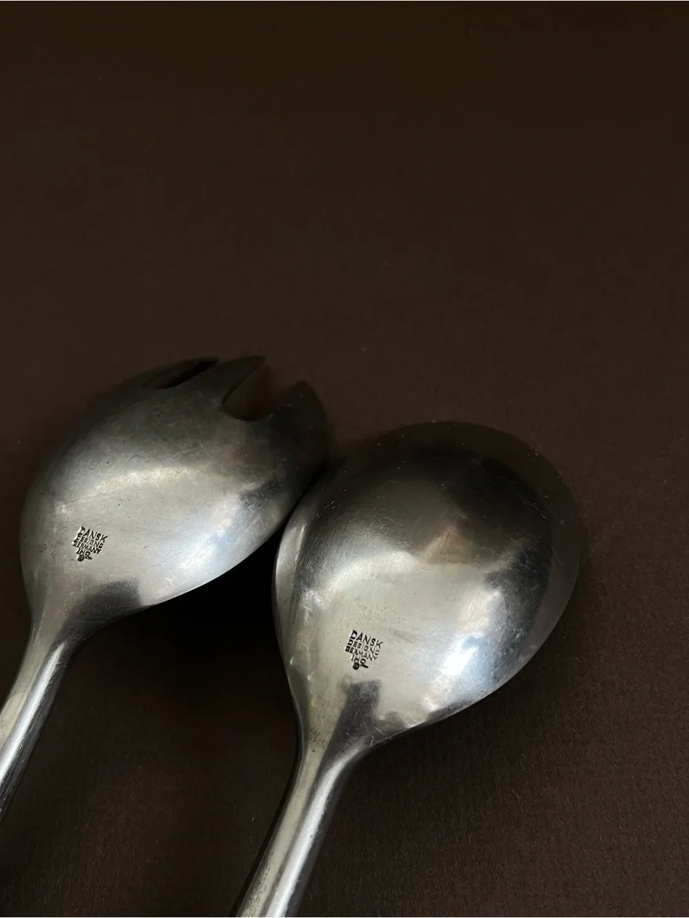 Vintage Dansk Fjord Wood-Handle Serving Set